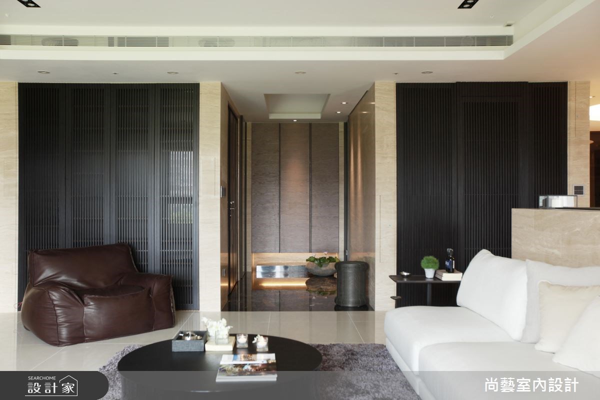 52坪新成屋(5年以下)＿現代風玄關客廳案例圖片＿尚藝室內設計＿尚藝_37林口大千苑之3