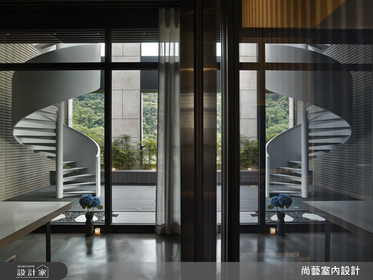 76坪新成屋(5年以下)＿現代風樓梯案例圖片＿尚藝室內設計＿尚藝_38微觀四季之1