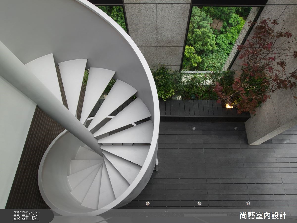 76坪新成屋(5年以下)＿現代風樓梯案例圖片＿尚藝室內設計＿尚藝_38微觀四季之2