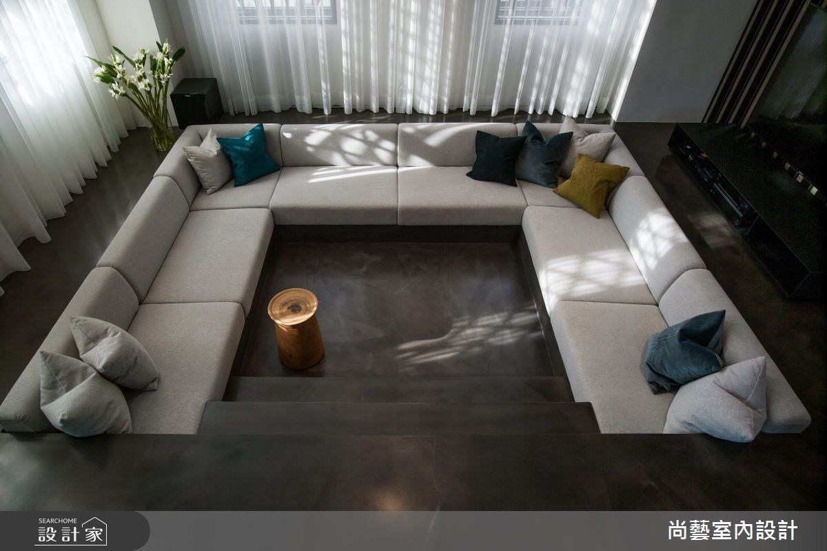 76坪新成屋(5年以下)＿現代風客廳案例圖片＿尚藝室內設計＿尚藝_38微觀四季之9