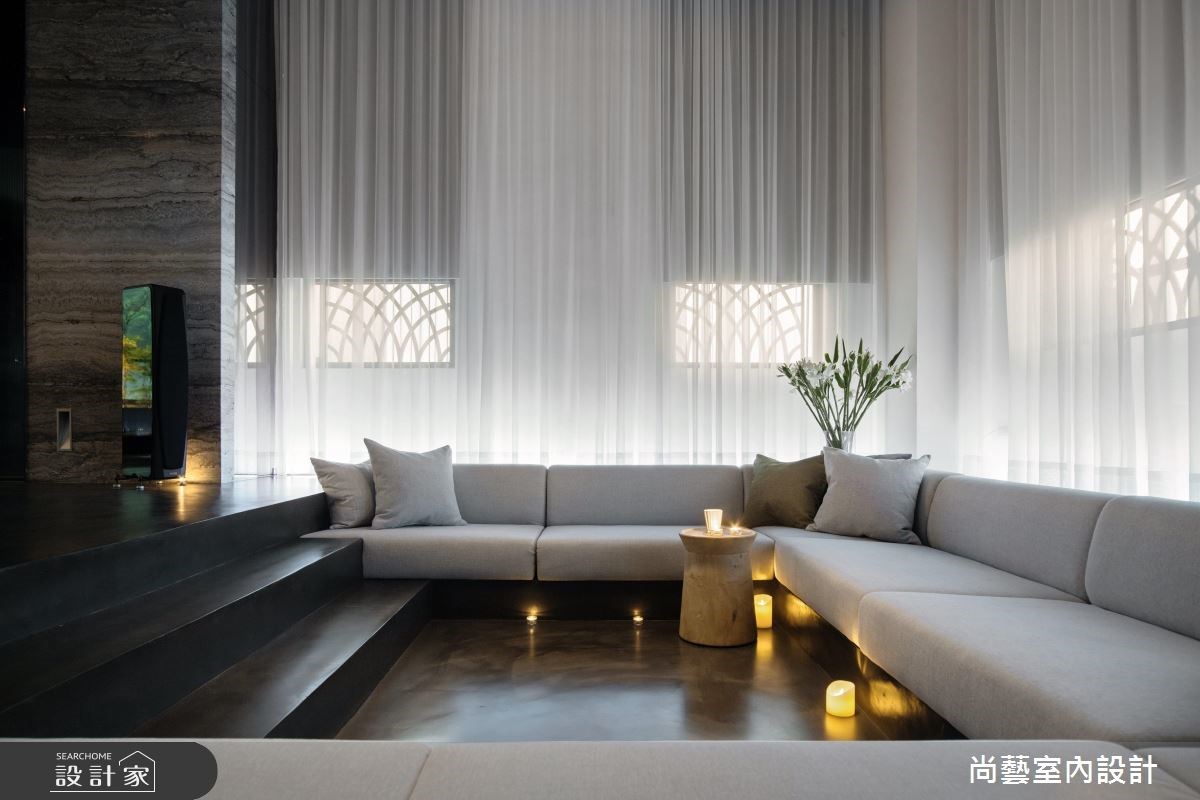 76坪新成屋(5年以下)＿現代風客廳案例圖片＿尚藝室內設計＿尚藝_38微觀四季之12