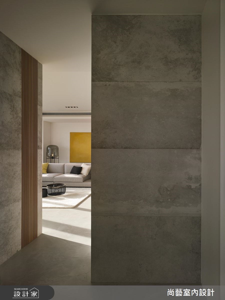 35坪新成屋(5年以下)＿簡約風客廳案例圖片＿尚藝室內設計＿尚藝_39萬通山居歲月之12