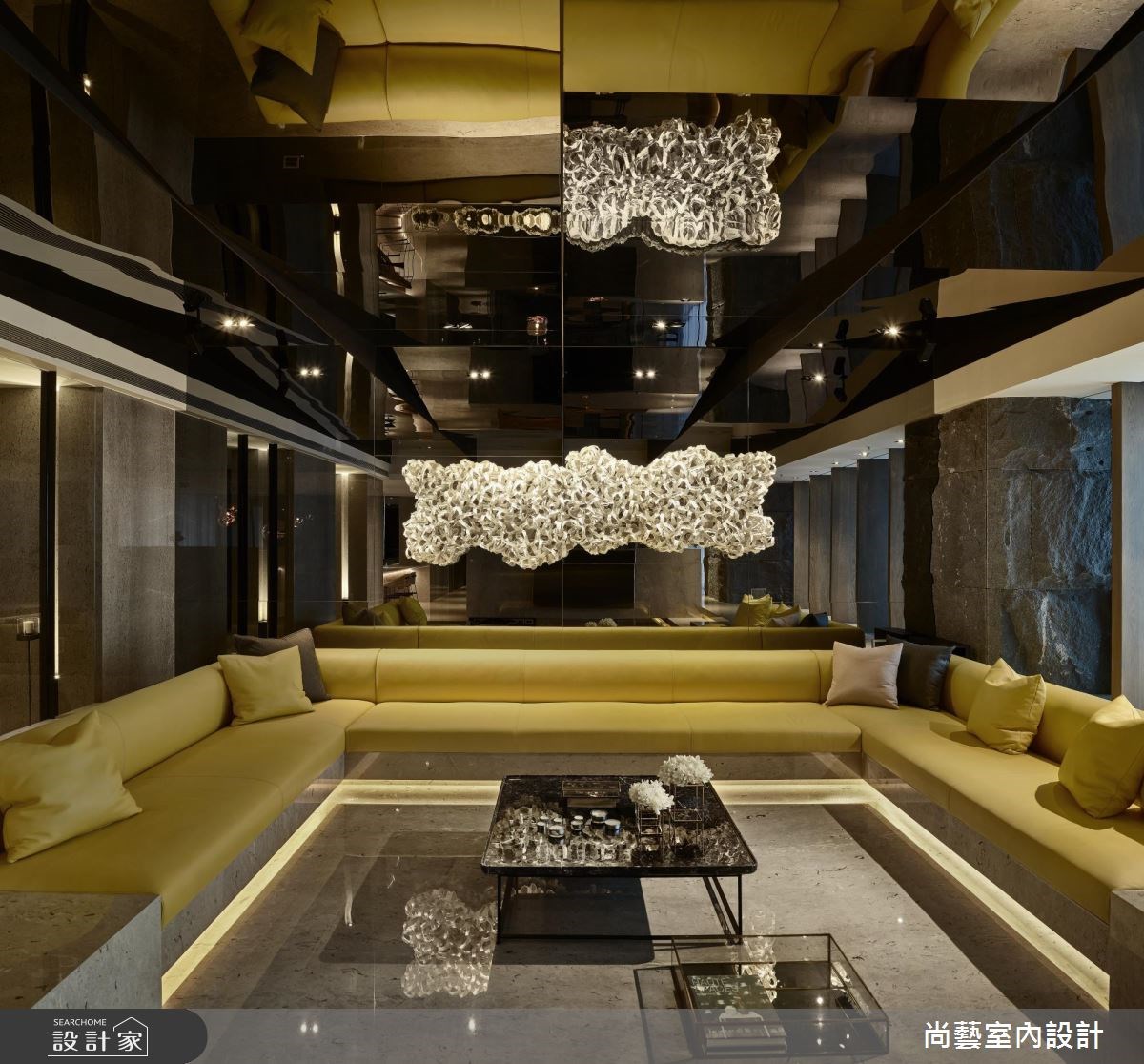 99坪新成屋(5年以下)＿簡約風客廳案例圖片＿尚藝室內設計＿尚藝_41寶輝秋紅谷之3