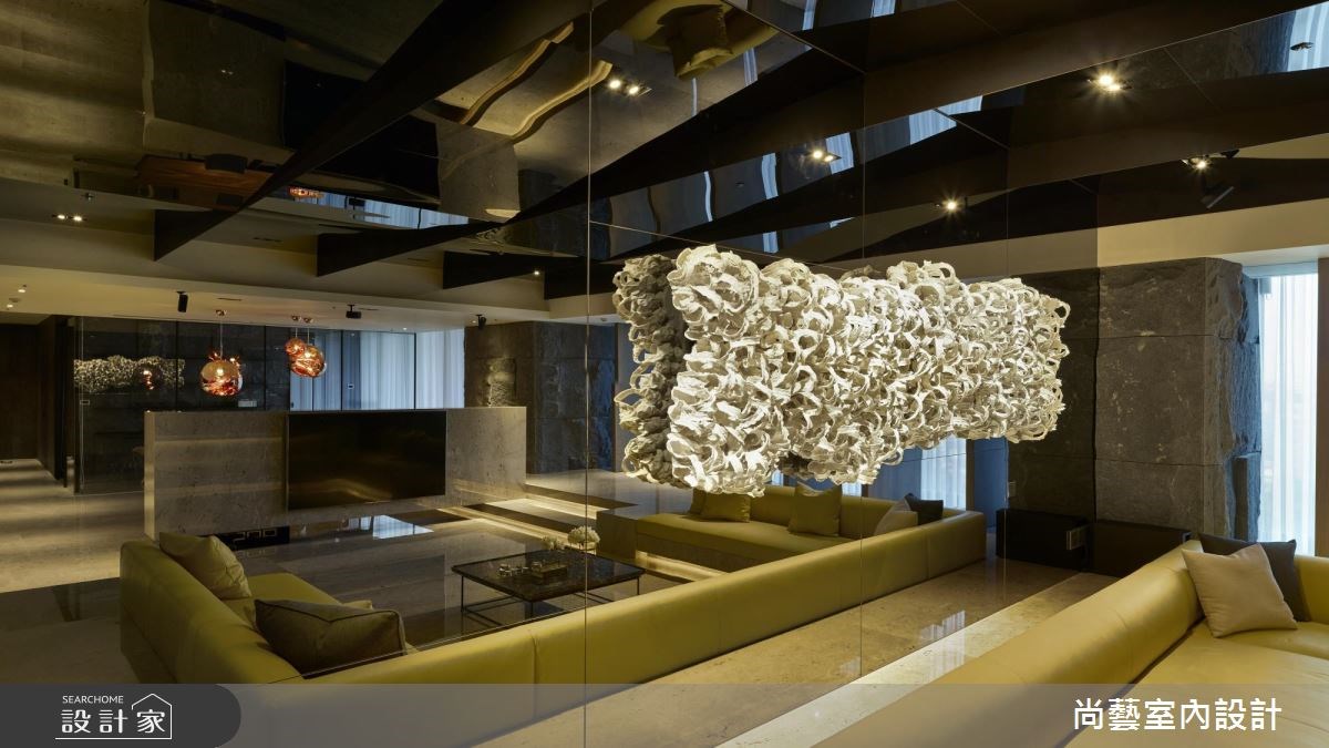 99坪新成屋(5年以下)＿簡約風客廳案例圖片＿尚藝室內設計＿尚藝_41寶輝秋紅谷之7