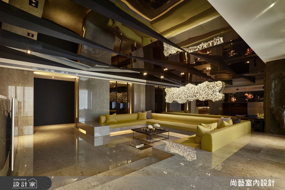 99坪新成屋(5年以下)＿簡約風客廳案例圖片＿尚藝室內設計＿尚藝_41寶輝秋紅谷之8