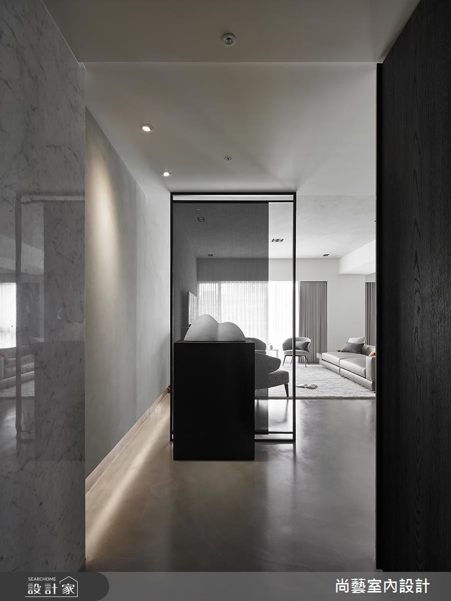 55坪新成屋(5年以下)＿現代風玄關案例圖片＿尚藝室內設計＿尚藝_43昇陽琉光謐境之1