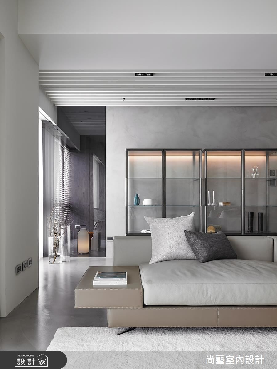 55坪新成屋(5年以下)＿現代風客廳案例圖片＿尚藝室內設計＿尚藝_43昇陽琉光謐境之9