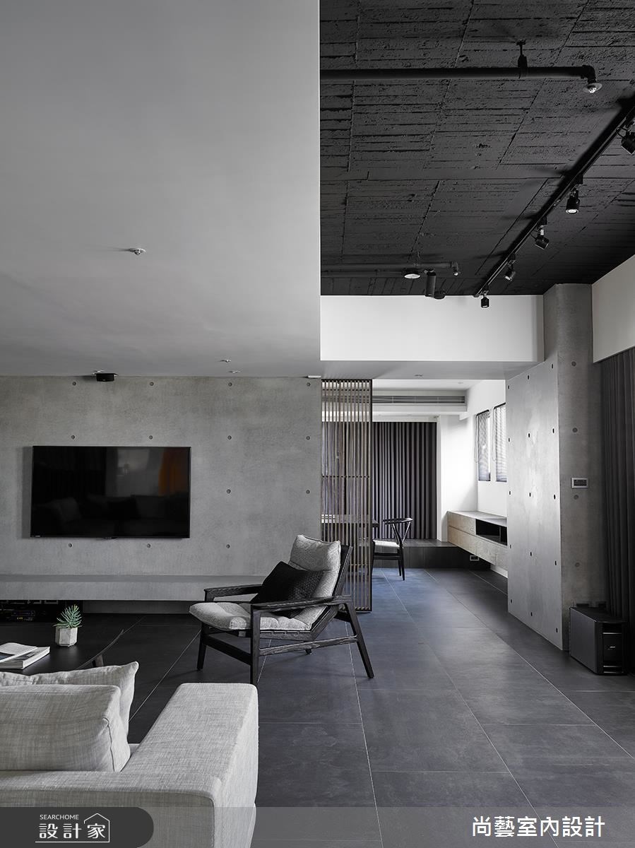 65坪老屋(16~30年)＿休閒風客廳案例圖片＿尚藝室內設計＿尚藝_44新竹之4