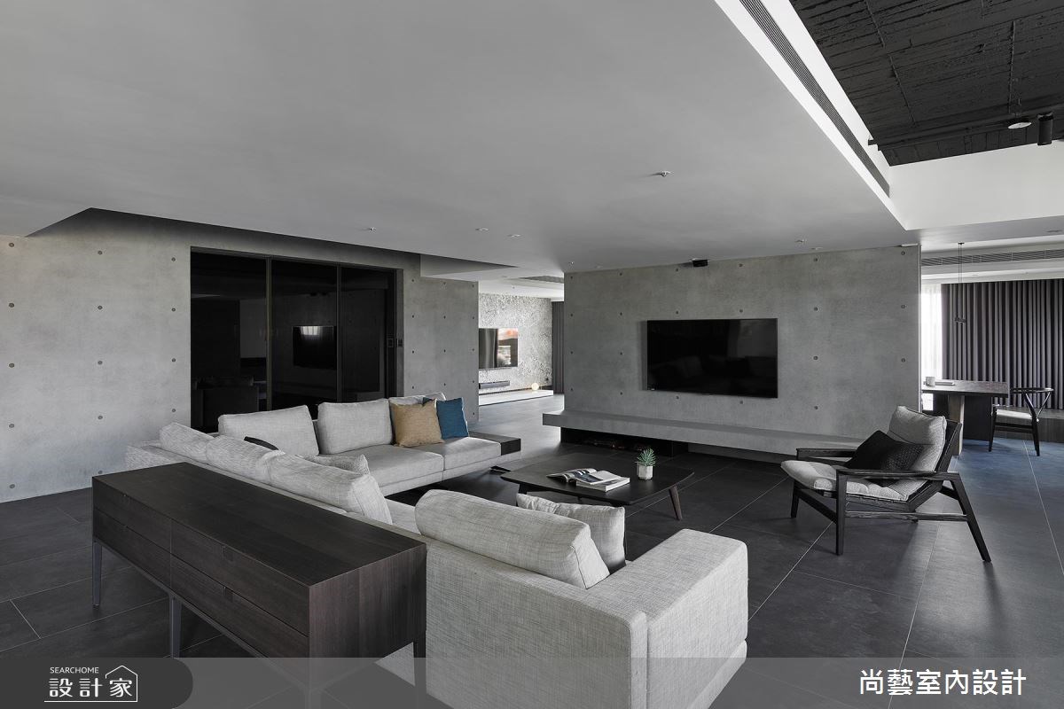 65坪老屋(16~30年)＿休閒風客廳案例圖片＿尚藝室內設計＿尚藝_44新竹之5