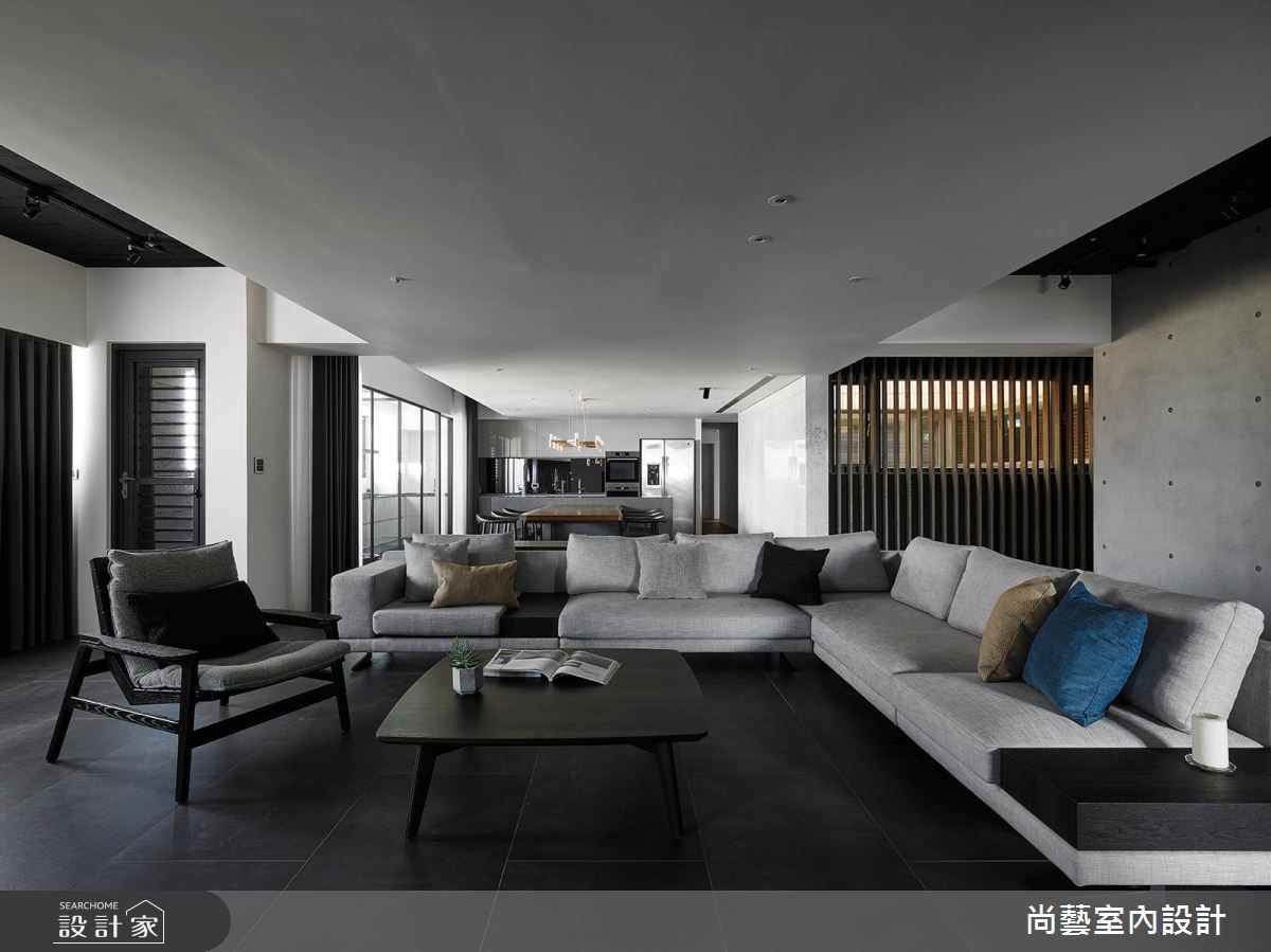 65坪老屋(16~30年)＿休閒風客廳案例圖片＿尚藝室內設計＿尚藝_44新竹之7