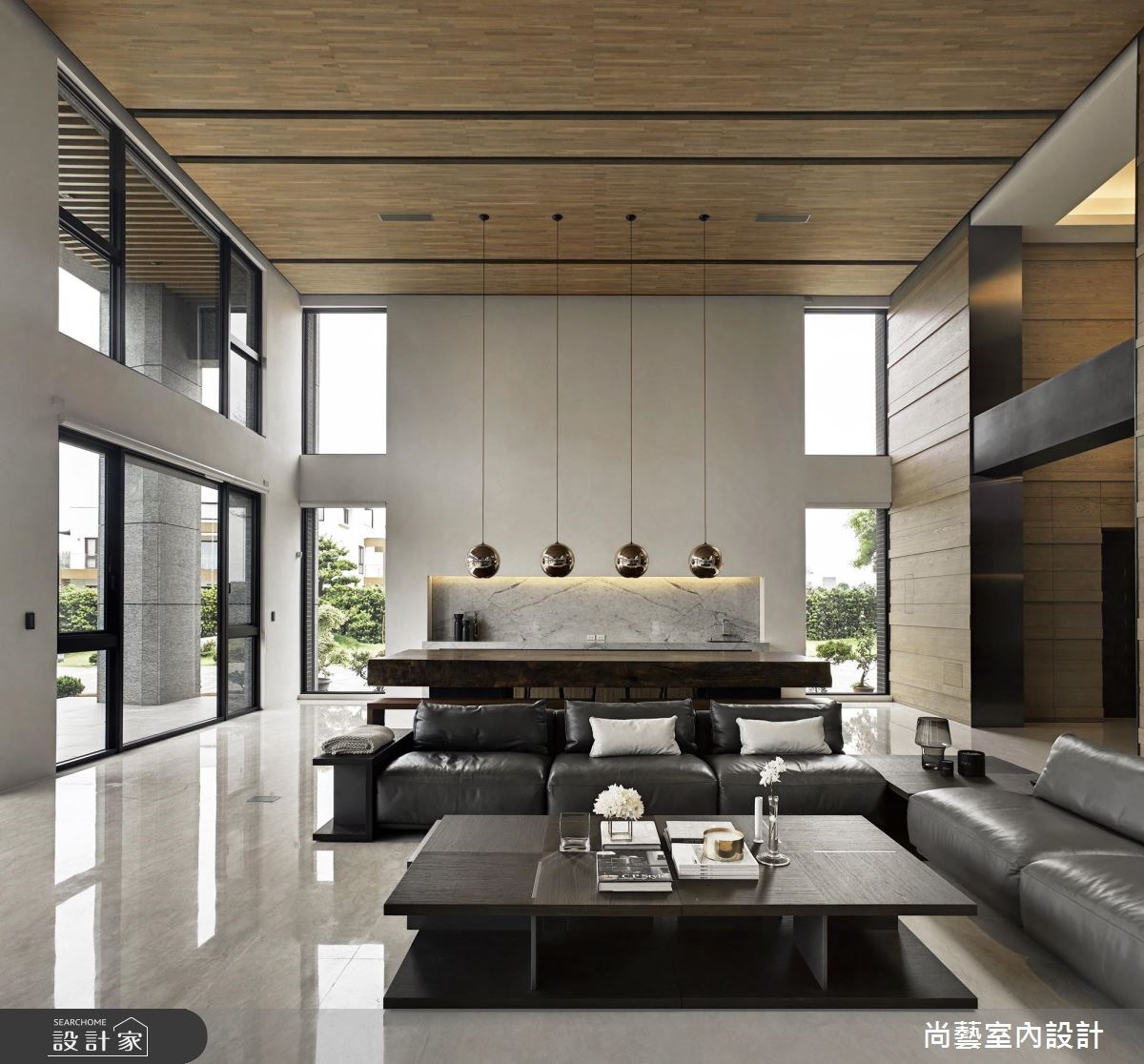 250坪新成屋(5年以下)＿現代風客廳案例圖片＿尚藝室內設計＿尚藝_45藏峰寫意之5
