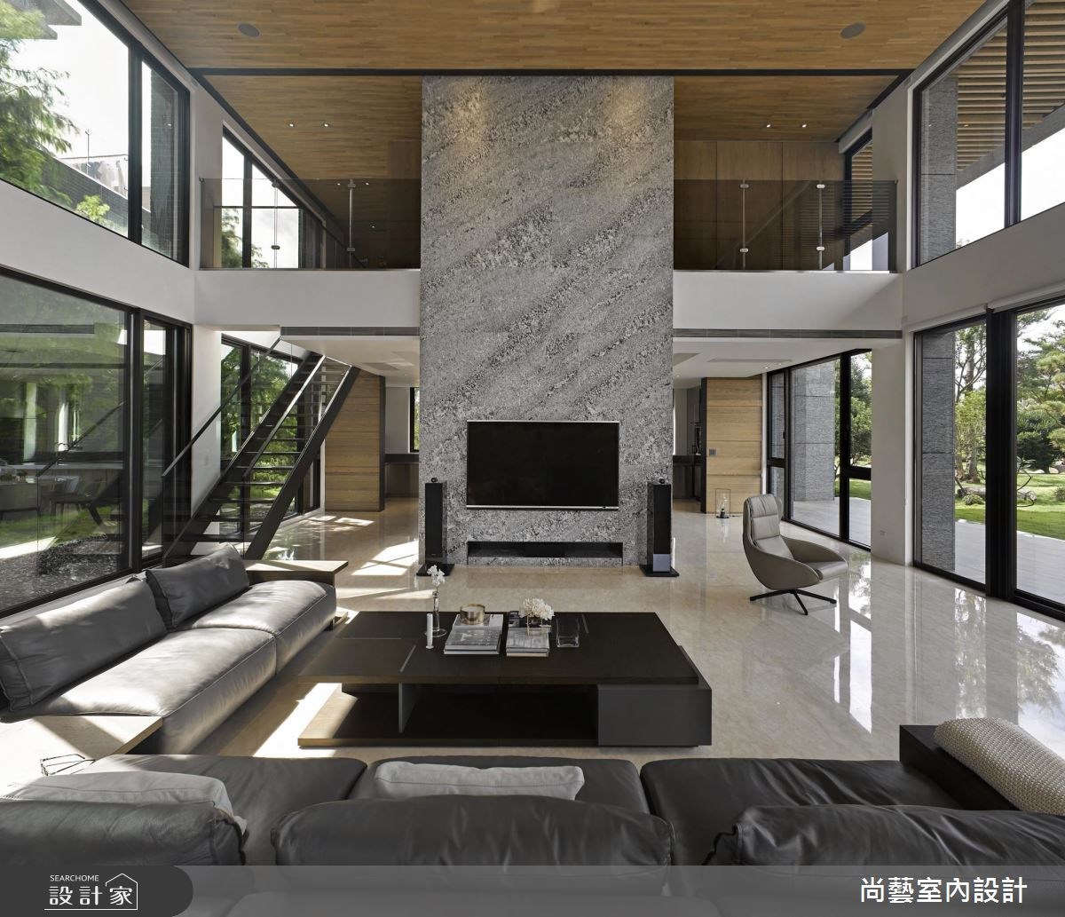 250坪新成屋(5年以下)＿現代風客廳案例圖片＿尚藝室內設計＿尚藝_45藏峰寫意之6