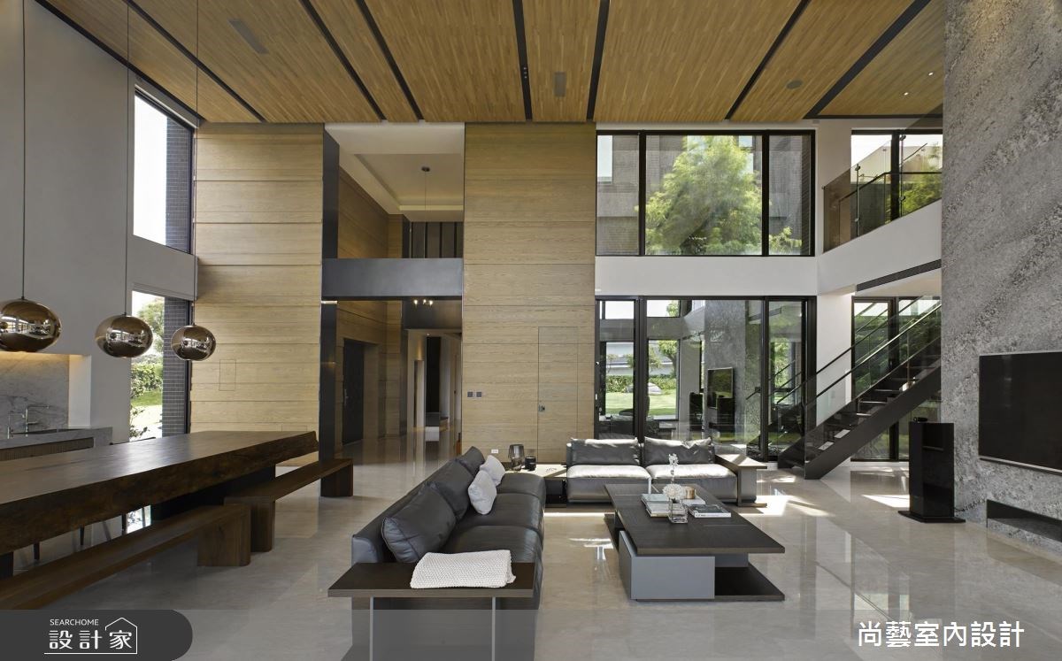 250坪新成屋(5年以下)＿現代風客廳案例圖片＿尚藝室內設計＿尚藝_45藏峰寫意之12