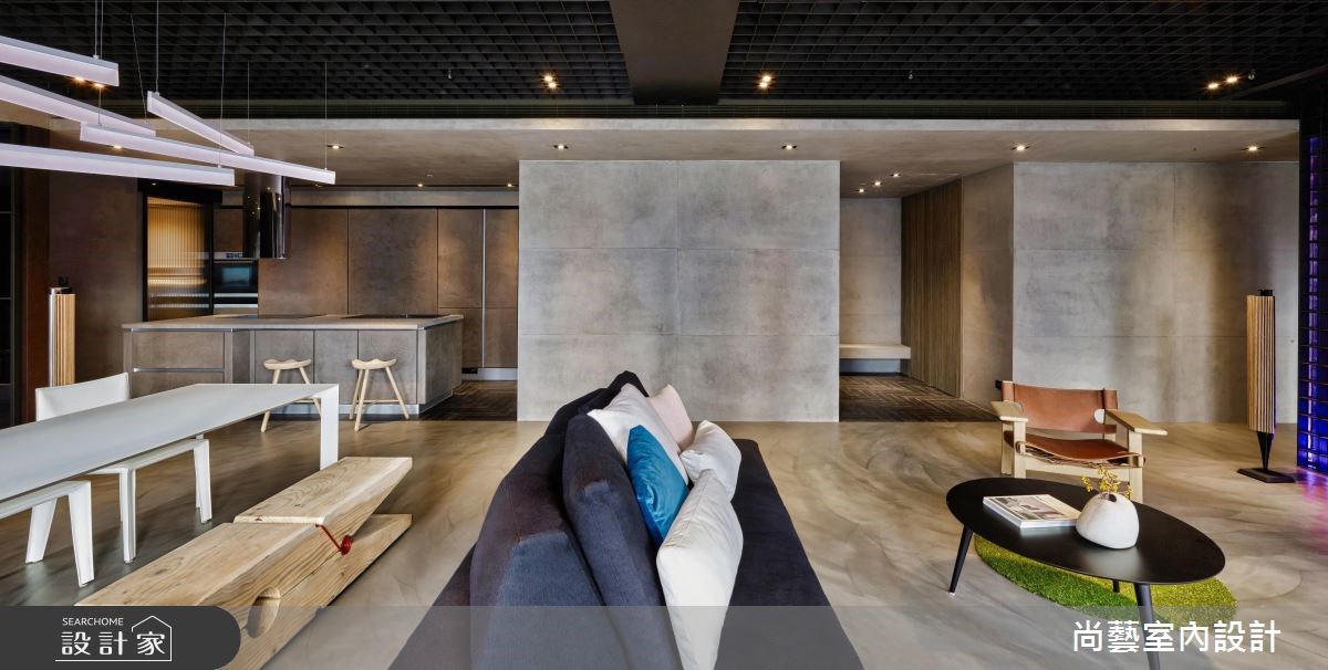 125坪新成屋(5年以下)＿混搭風客廳餐廳案例圖片＿尚藝室內設計＿尚藝_46逸仙之3