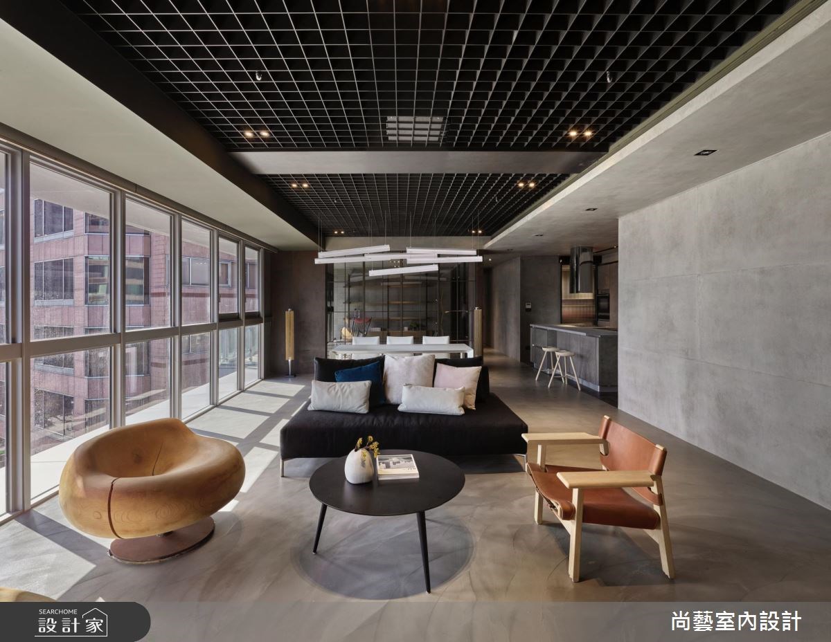 125坪新成屋(5年以下)＿混搭風客廳案例圖片＿尚藝室內設計＿尚藝_46逸仙之4