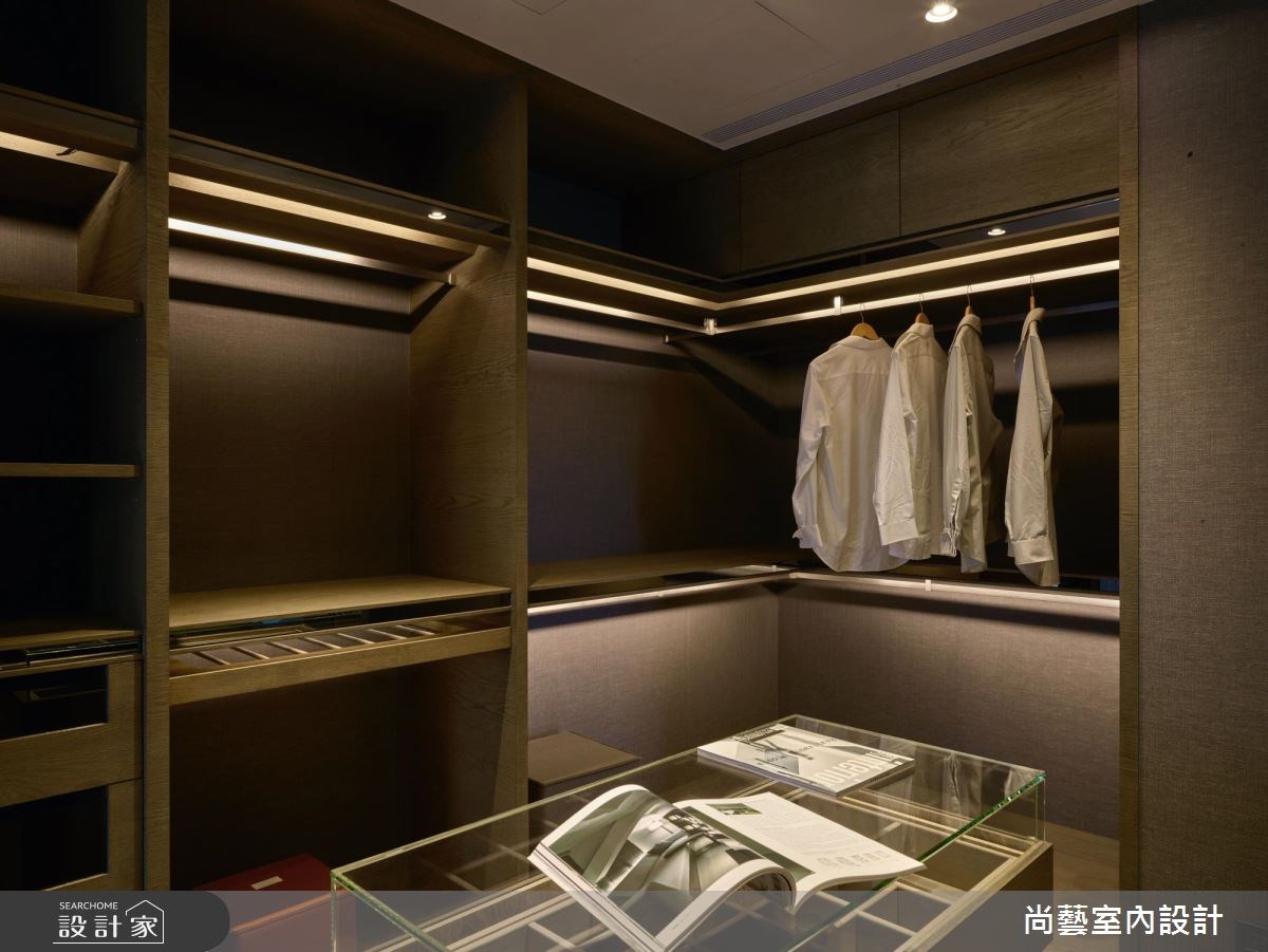 125坪新成屋(5年以下)＿混搭風更衣間案例圖片＿尚藝室內設計＿尚藝_46逸仙之18
