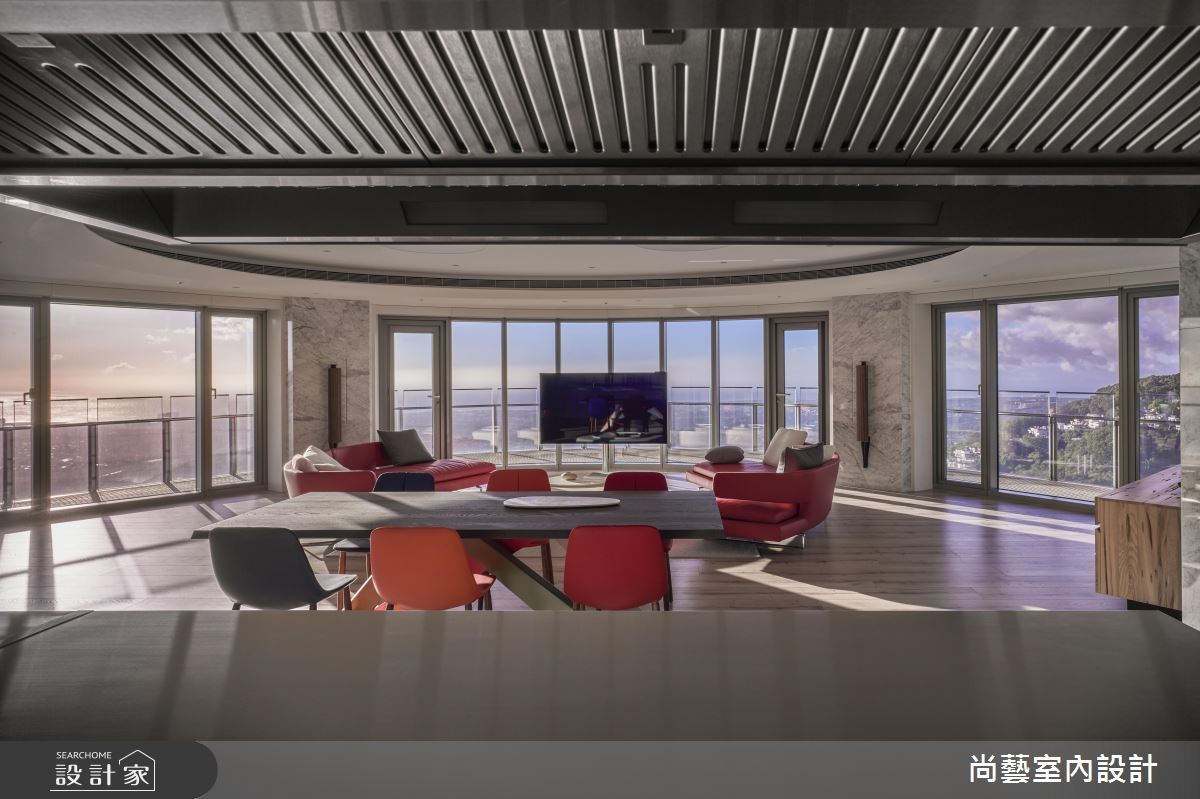 153坪新成屋(5年以下)＿休閒風客廳案例圖片＿尚藝室內設計＿尚藝_47天境360之4