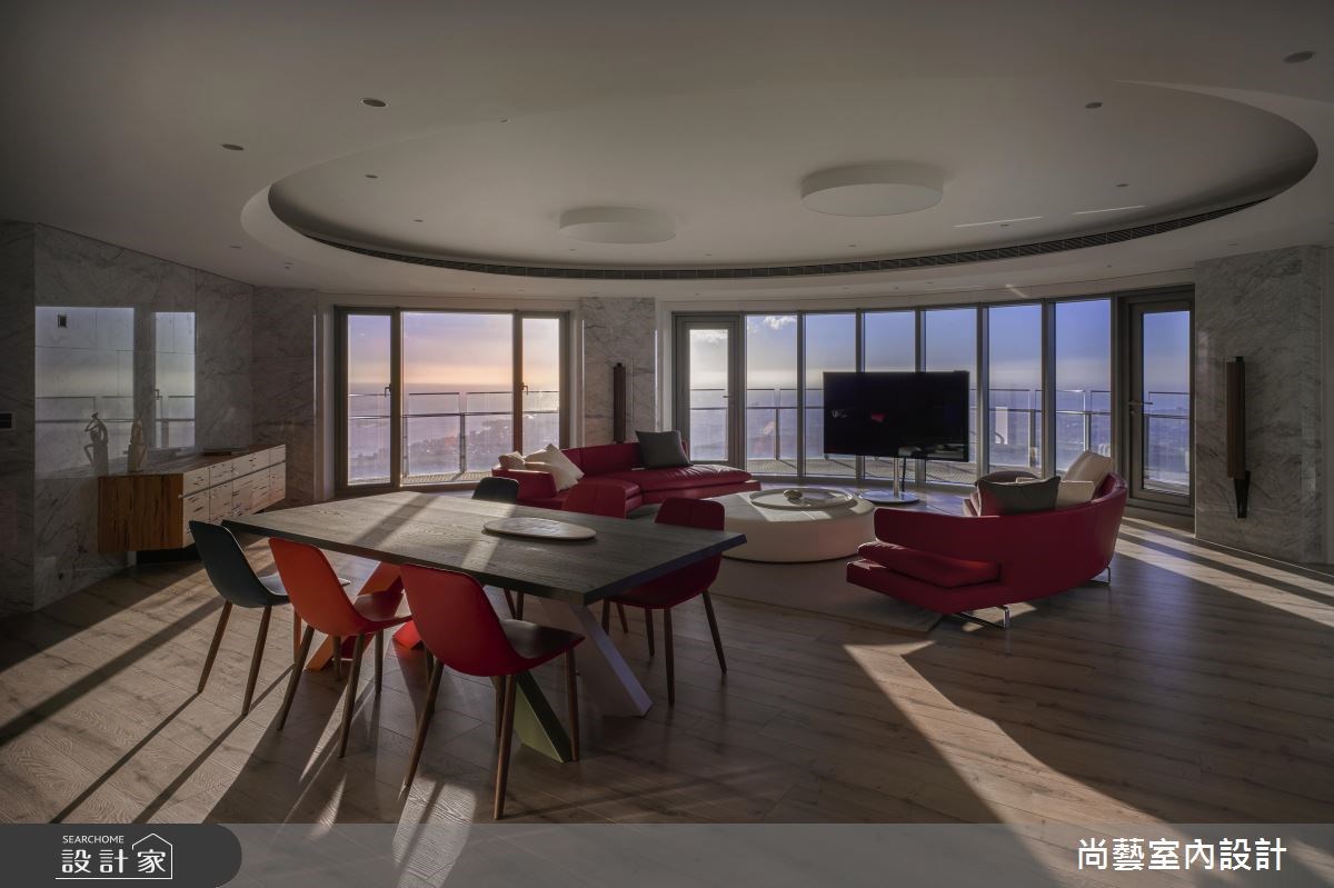 153坪新成屋(5年以下)＿休閒風客廳案例圖片＿尚藝室內設計＿尚藝_47天境360之5