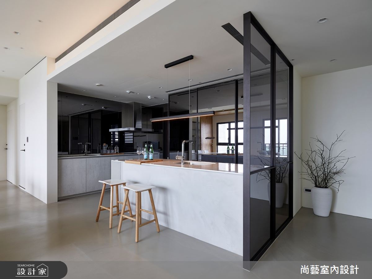 28坪預售屋＿現代風吧檯案例圖片＿尚藝室內設計＿尚藝_49力麒家家富富框景之10