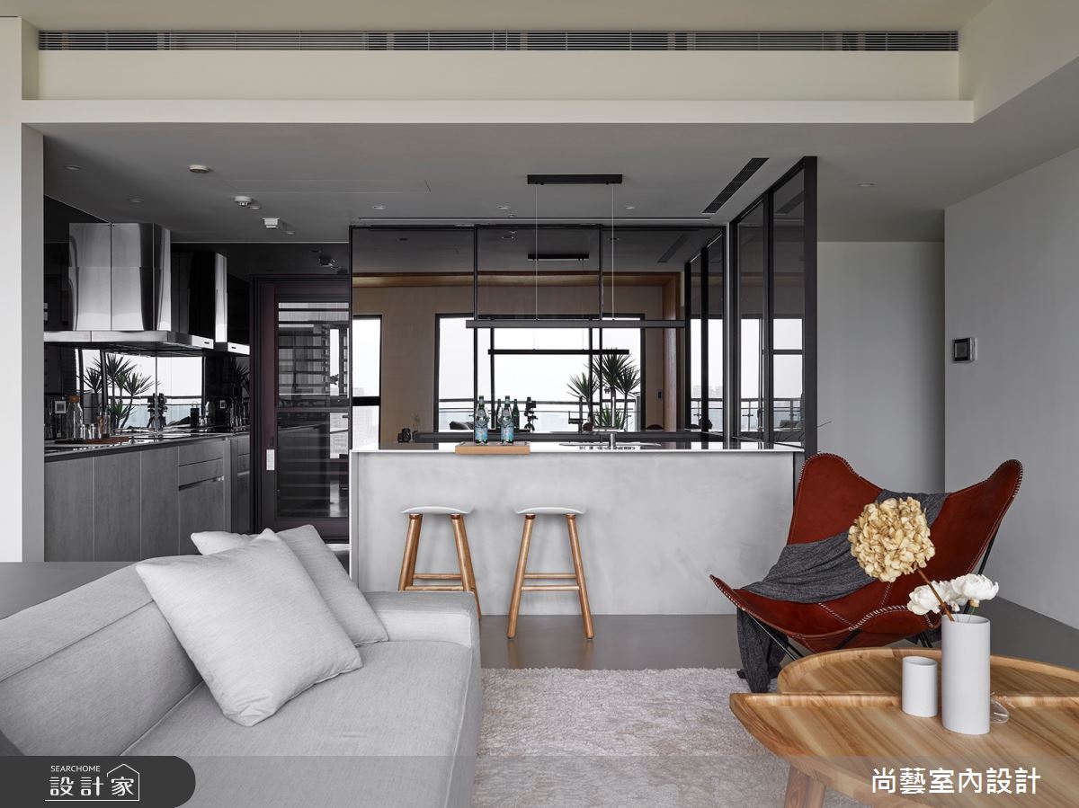 28坪預售屋＿現代風吧檯案例圖片＿尚藝室內設計＿尚藝_49力麒家家富富框景之11