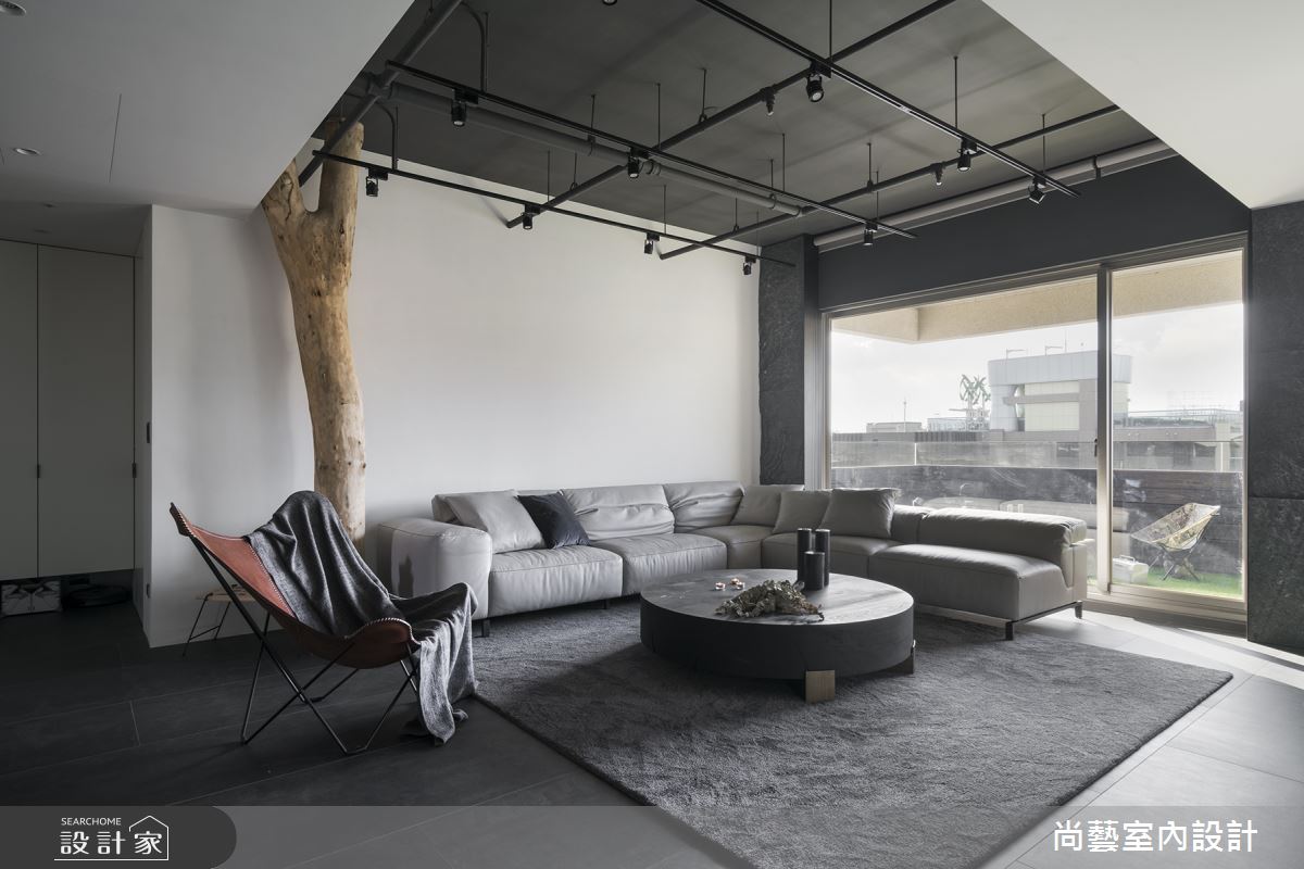 53坪新成屋(5年以下)＿現代風客廳案例圖片＿尚藝室內設計＿尚藝_50御青川之2