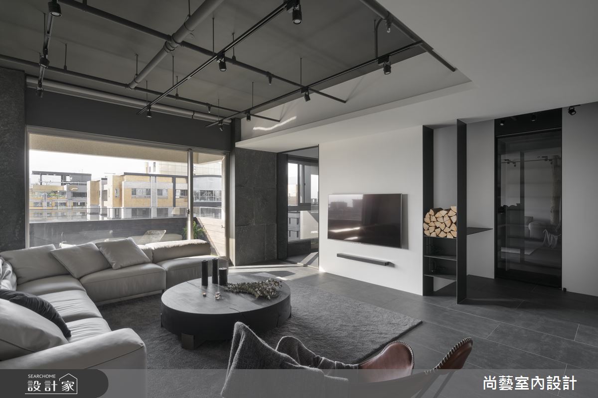 53坪新成屋(5年以下)＿現代風客廳案例圖片＿尚藝室內設計＿尚藝_50御青川之3
