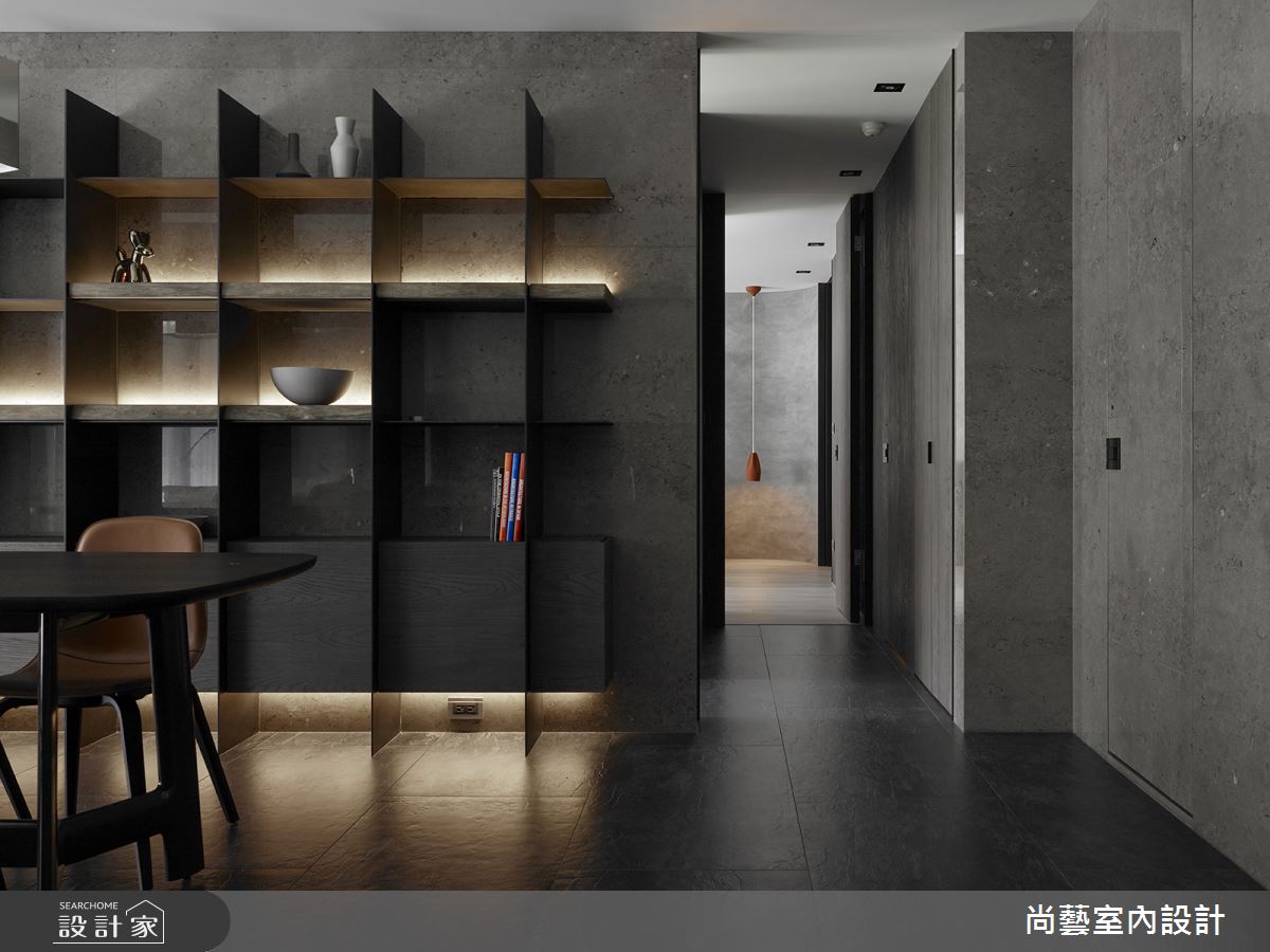 45坪新成屋(5年以下)＿現代風餐廳走廊案例圖片＿尚藝室內設計＿尚藝_51玉山岩之9
