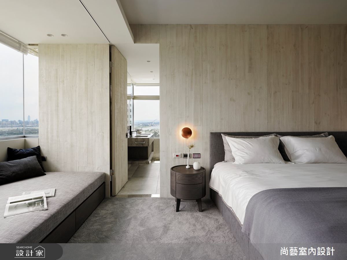 54坪中古屋(5~15年)＿現代風臥室臥榻案例圖片＿尚藝室內設計＿尚藝_52大直帝景之23