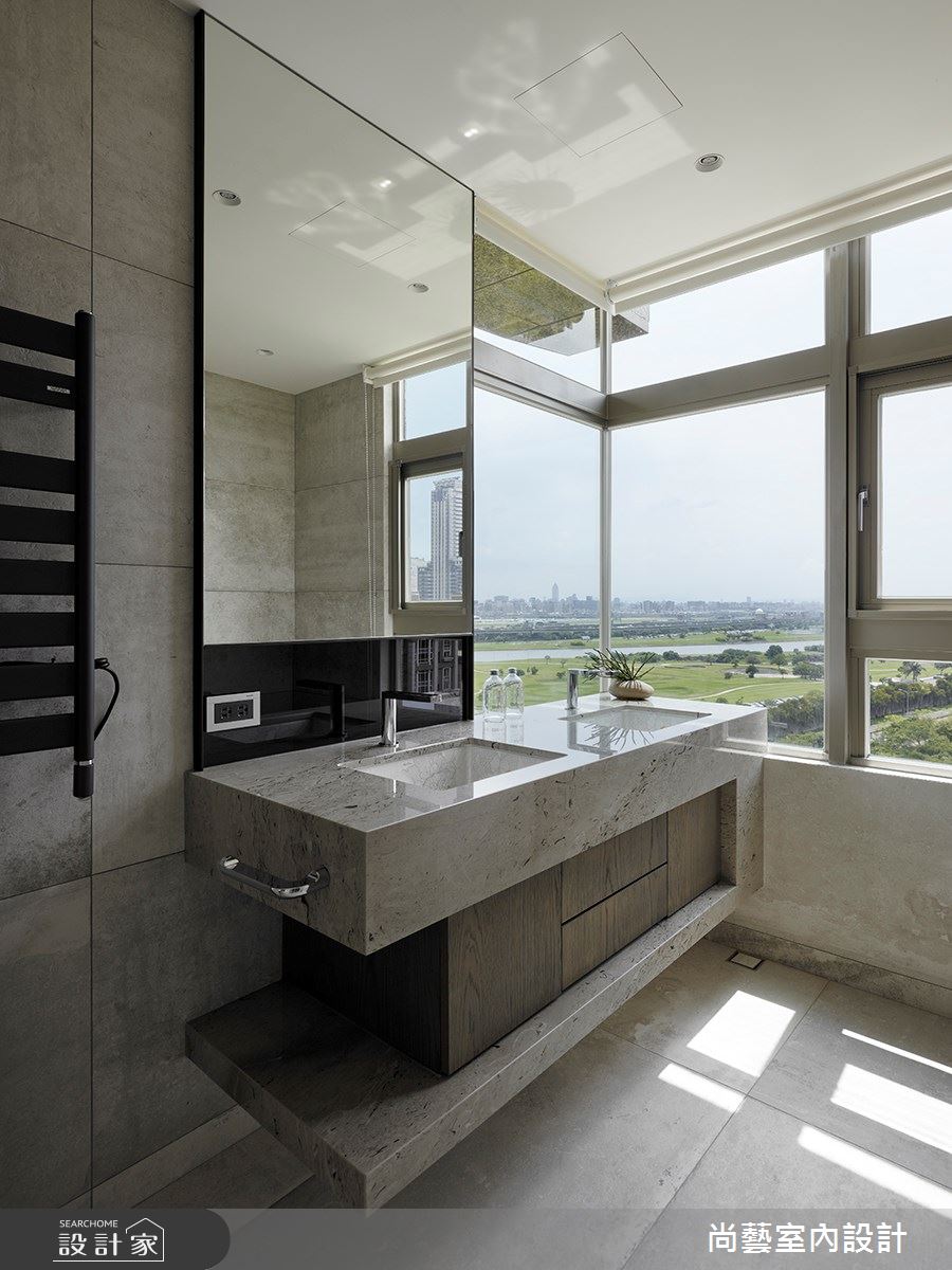 54坪中古屋(5~15年)＿現代風浴室案例圖片＿尚藝室內設計＿尚藝_52大直帝景之28