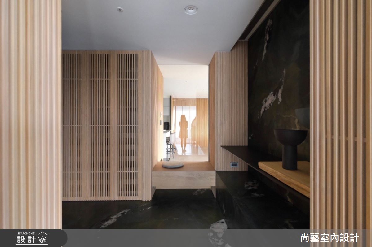 70坪中古屋(5~15年)＿現代風玄關案例圖片＿尚藝室內設計＿尚藝_54湖閱天琴濯清漣之3