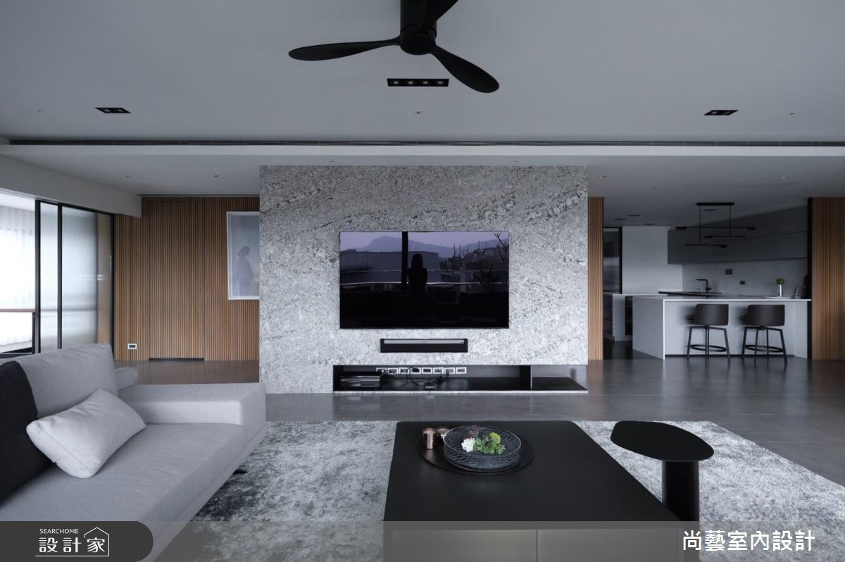 70坪中古屋(5~15年)＿現代風客廳案例圖片＿尚藝室內設計＿尚藝_54湖閱天琴濯清漣之6