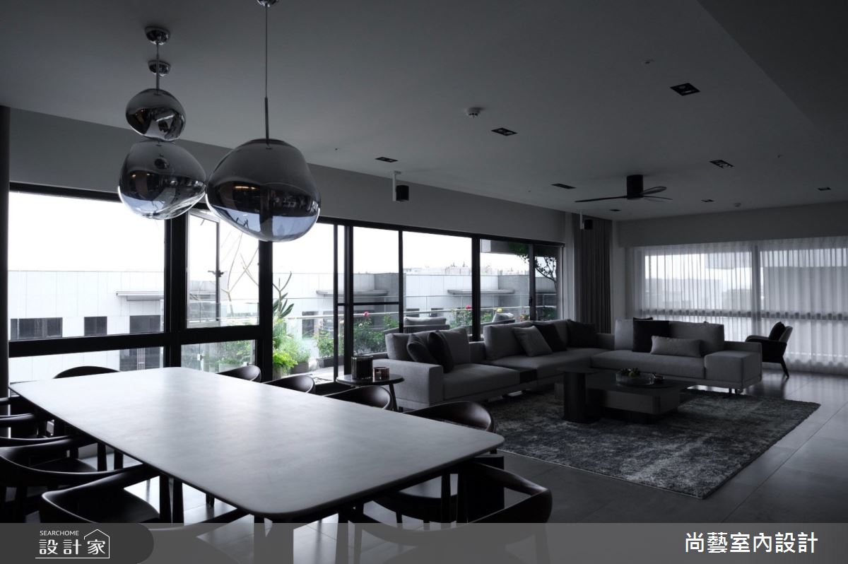 70坪中古屋(5~15年)＿現代風餐廳案例圖片＿尚藝室內設計＿尚藝_54湖閱天琴濯清漣之13