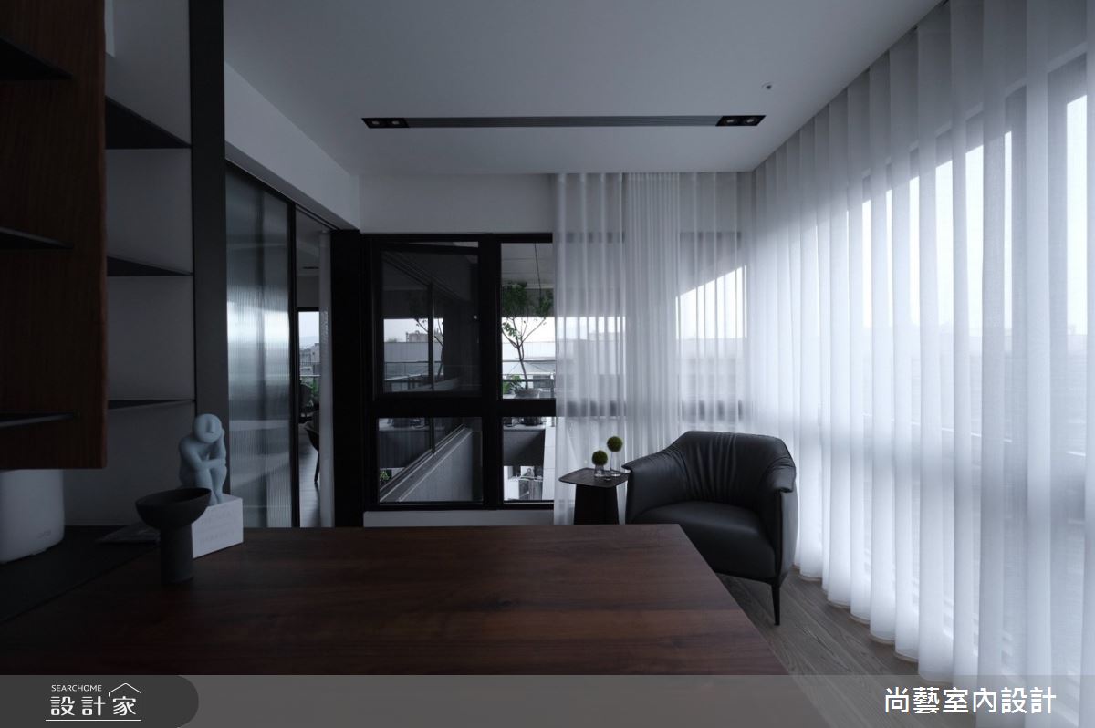 70坪中古屋(5~15年)＿現代風書房案例圖片＿尚藝室內設計＿尚藝_54湖閱天琴濯清漣之17