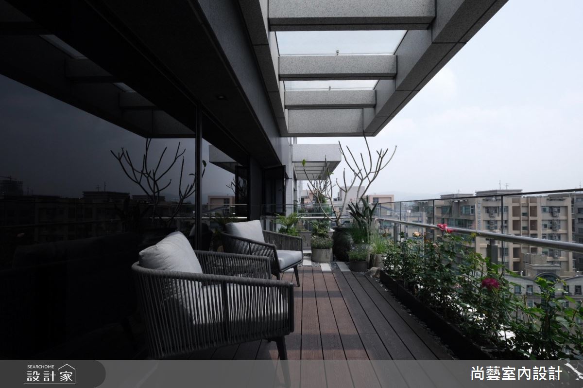 70坪中古屋(5~15年)＿現代風陽台案例圖片＿尚藝室內設計＿尚藝_54湖閱天琴濯清漣之18