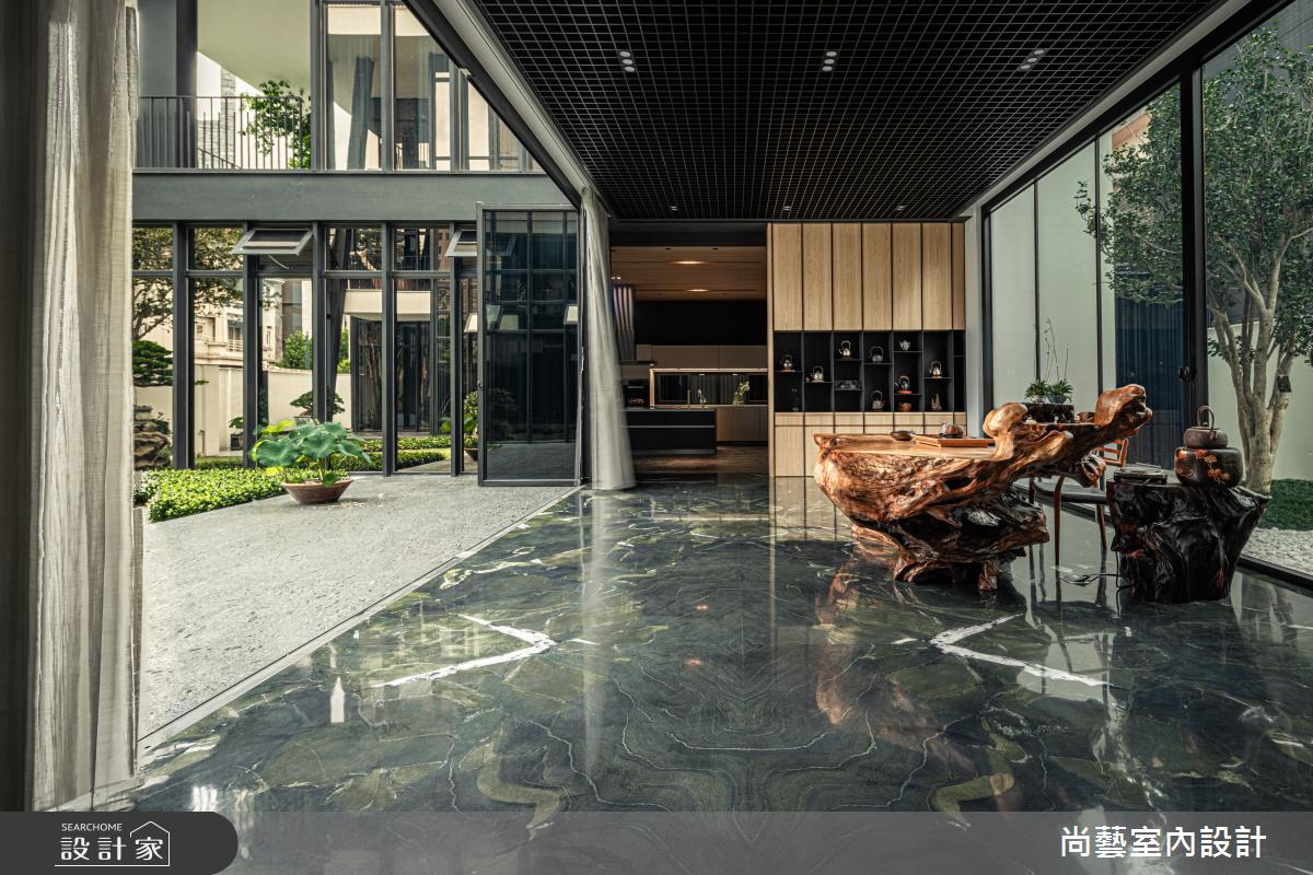 297坪新成屋(5年以下)＿混搭風玄關案例圖片＿尚藝室內設計＿尚藝_56台中光廊謐院之6