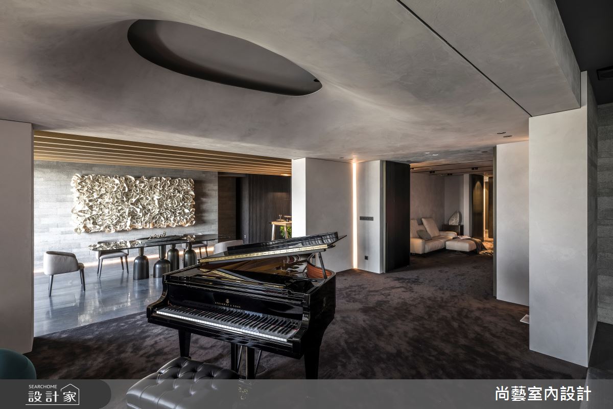 130坪中古屋(5~15年)＿現代風客廳案例圖片＿尚藝室內設計＿尚藝_57高雄都廳苑流雲月光之5