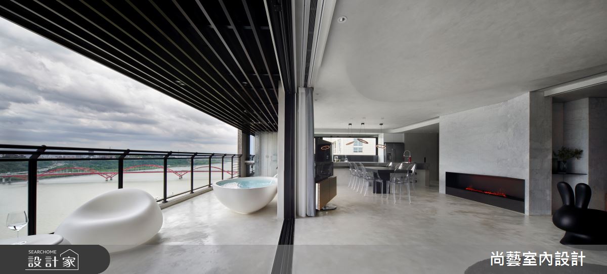 中古屋(5~15年)＿現代風陽台案例圖片＿尚藝室內設計＿尚藝_58昇陽-淡然自若之9