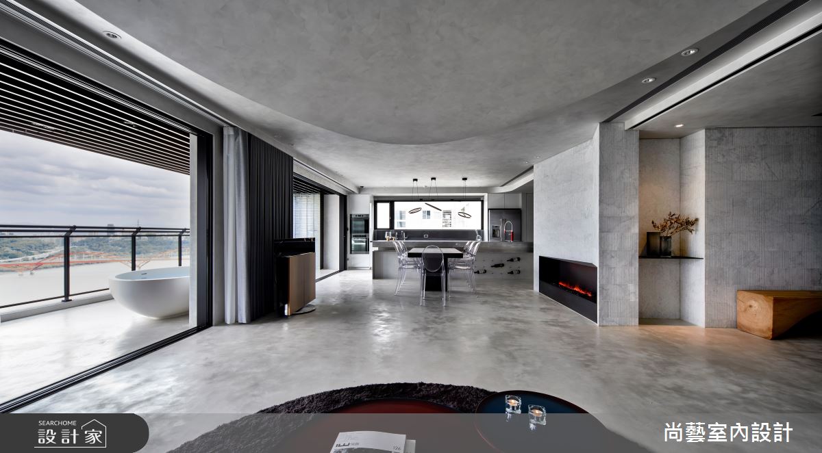 中古屋(5~15年)＿現代風客廳案例圖片＿尚藝室內設計＿尚藝_58昇陽-淡然自若之7