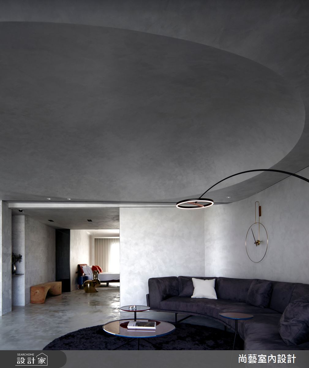 中古屋(5~15年)＿現代風客廳案例圖片＿尚藝室內設計＿尚藝_58昇陽-淡然自若之12