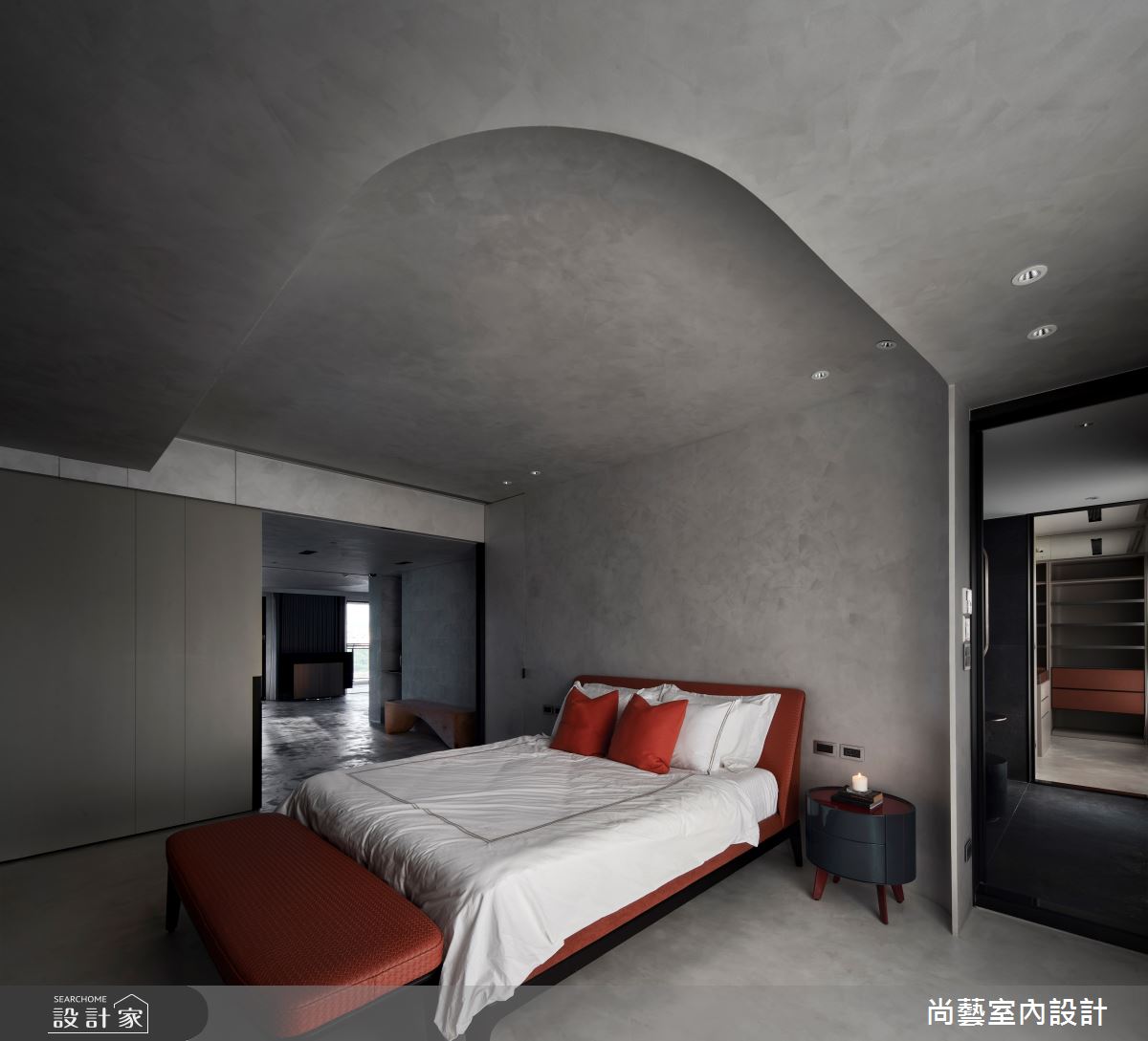 中古屋(5~15年)＿現代風臥室案例圖片＿尚藝室內設計＿尚藝_58昇陽-淡然自若之22