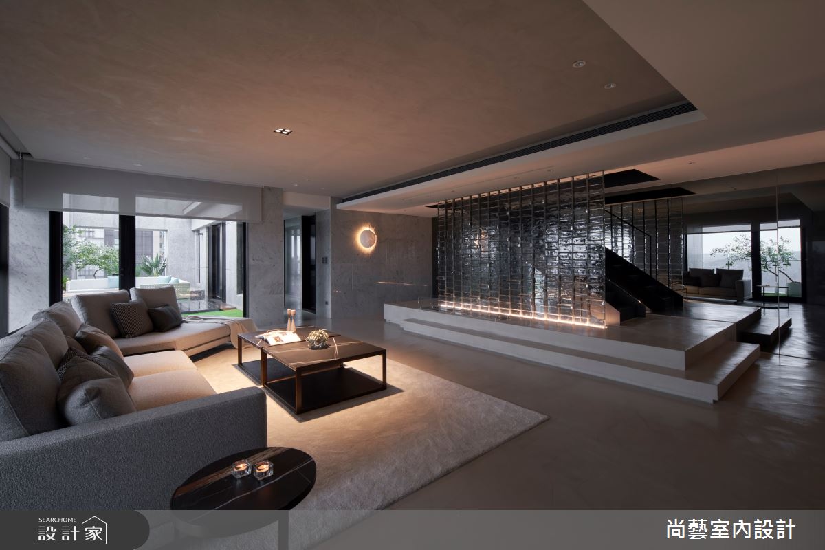 167坪新成屋(5年以下)＿現代風客廳案例圖片＿尚藝室內設計＿尚藝_59鑫洋百景-山城靜謐之17