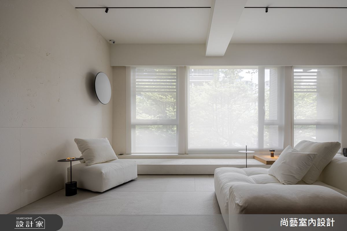 50坪中古屋(5~15年)＿現代風客廳臥榻案例圖片＿尚藝室內設計＿尚藝_60俞宅-自然奧義之10