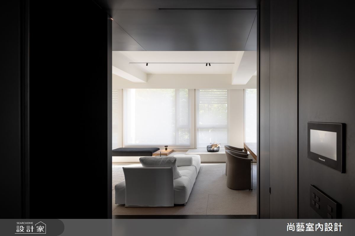 50坪中古屋(5~15年)＿現代風玄關客廳案例圖片＿尚藝室內設計＿尚藝_60俞宅-自然奧義之3