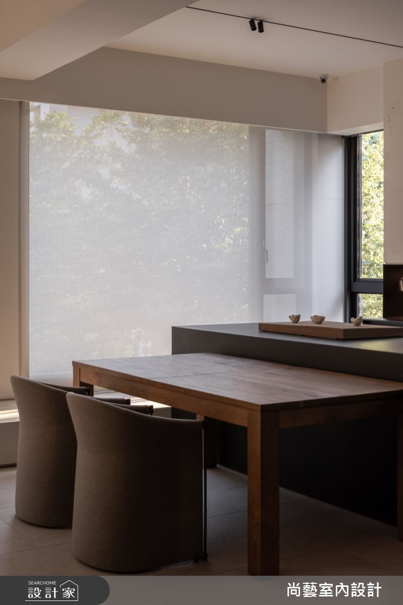 50坪中古屋(5~15年)＿現代風餐廳中島案例圖片＿尚藝室內設計＿尚藝_60俞宅-自然奧義之18