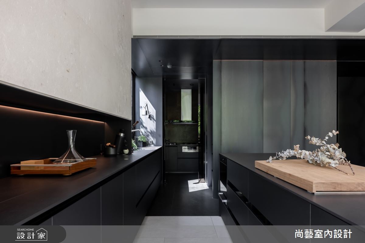 50坪中古屋(5~15年)＿現代風廚房中島案例圖片＿尚藝室內設計＿尚藝_60俞宅-自然奧義之23