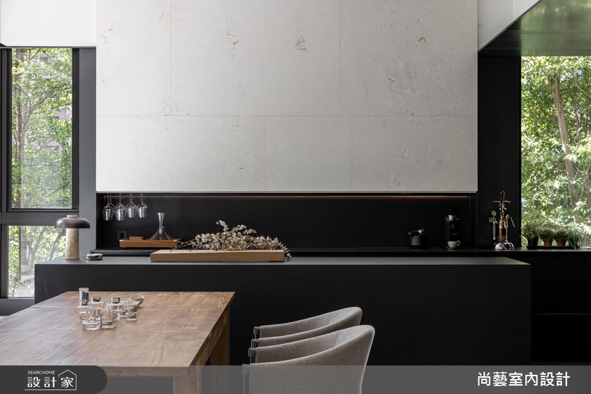 50坪中古屋(5~15年)＿現代風餐廳中島案例圖片＿尚藝室內設計＿尚藝_60俞宅-自然奧義之21