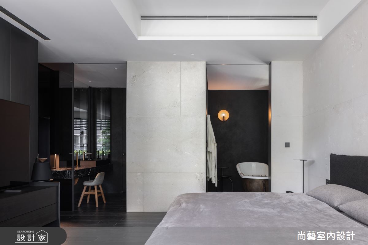 50坪中古屋(5~15年)＿現代風臥室浴室案例圖片＿尚藝室內設計＿尚藝_60俞宅-自然奧義之31