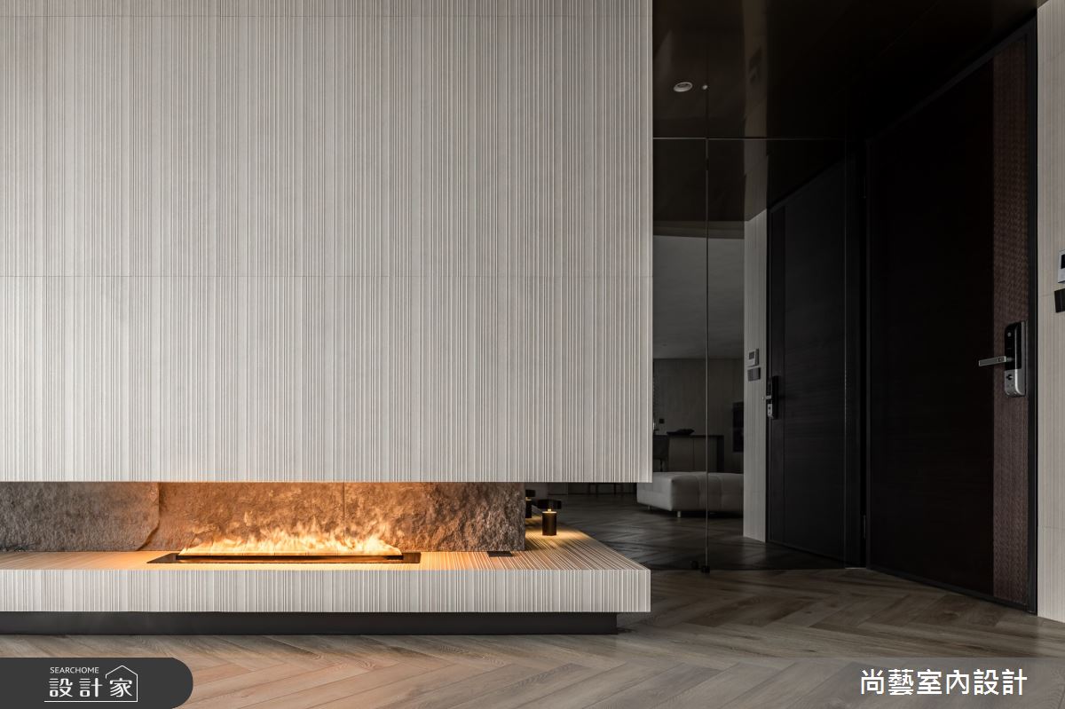 33坪毛胚屋＿休閒度假風客廳案例圖片＿尚藝室內設計＿尚藝_61鑫洋百景-弧景無界之7