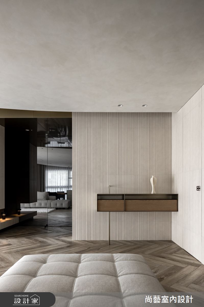 33坪毛胚屋＿休閒度假風客廳案例圖片＿尚藝室內設計＿尚藝_61鑫洋百景-弧景無界之6