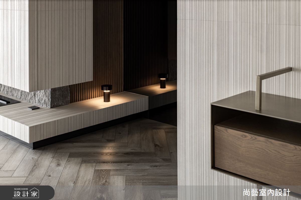 33坪毛胚屋＿休閒度假風客廳案例圖片＿尚藝室內設計＿尚藝_61鑫洋百景-弧景無界之10